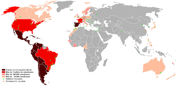 Những quốc gia sử dụng tiếng Tây Ban Nha